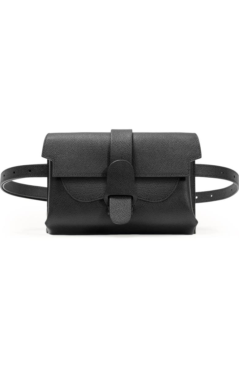 Aria Belt Bag Pebbled Leather 5-Way Convertible Handbag