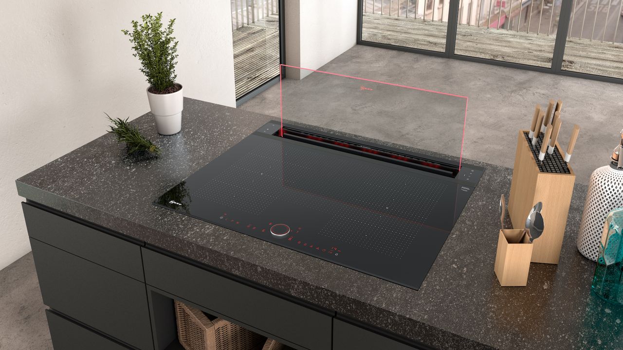I88WMM1S7 N 90 Glass Draft downdraft hood