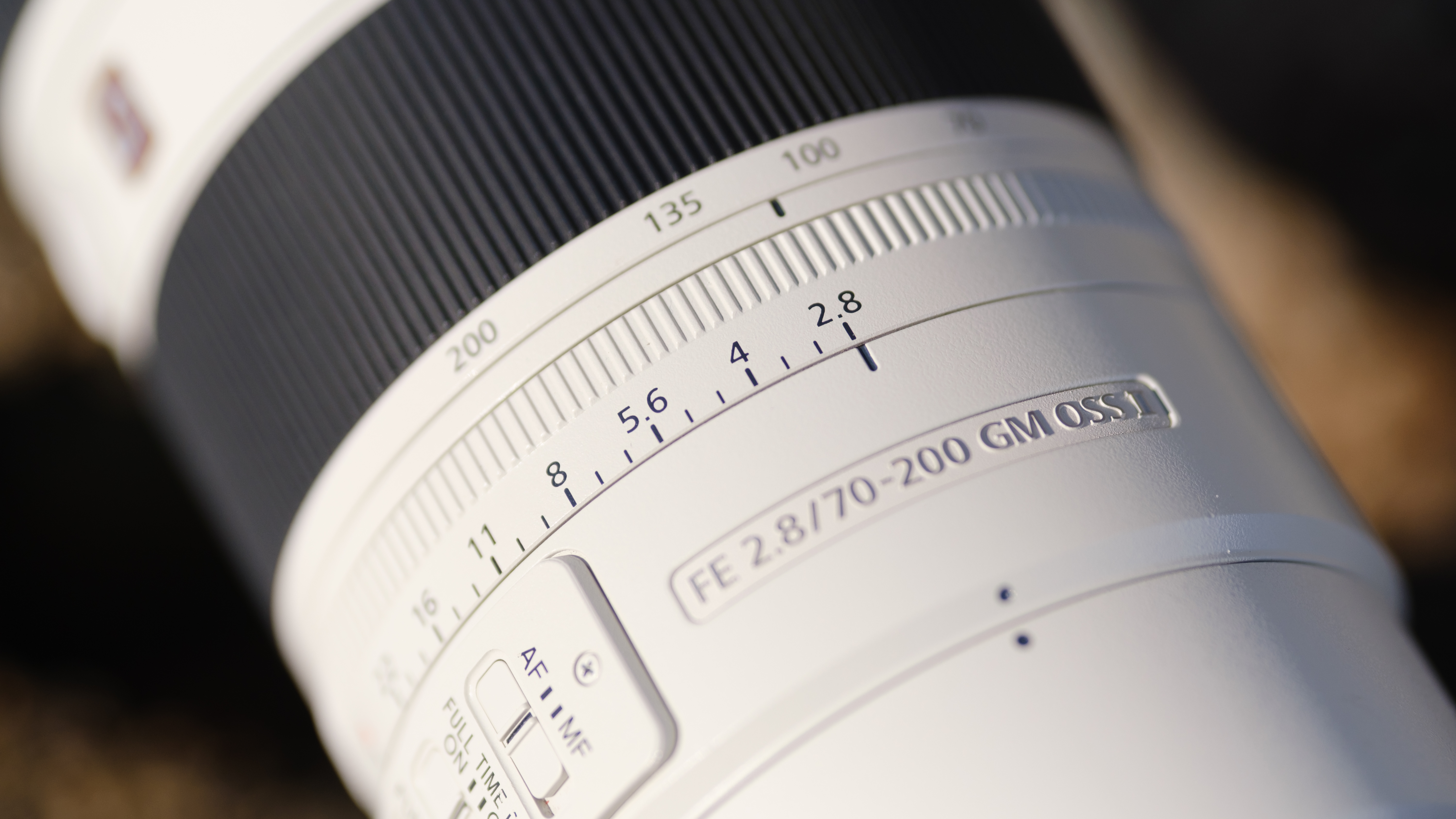 The Sony 70-200mm f/2.8 GM OSS II lens on the SOny A7R V