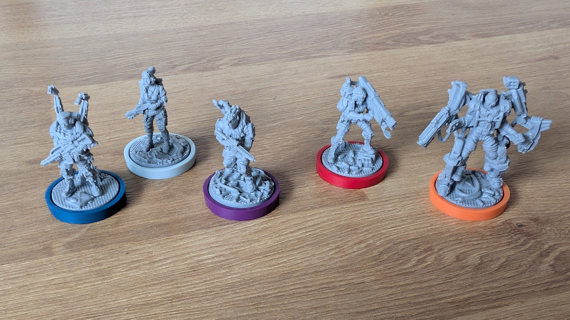 Nemesis: Retaliation tokens on a gaming table