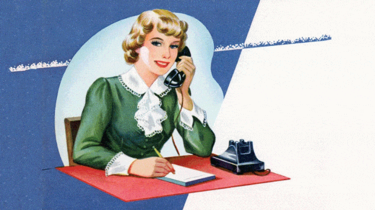 Lady on telephone
