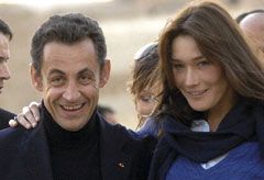 Nicolas Sarkozy and Carla Bruni