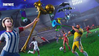 fortnite celebrates the world cup with a stadium and new items - fortnite football fields