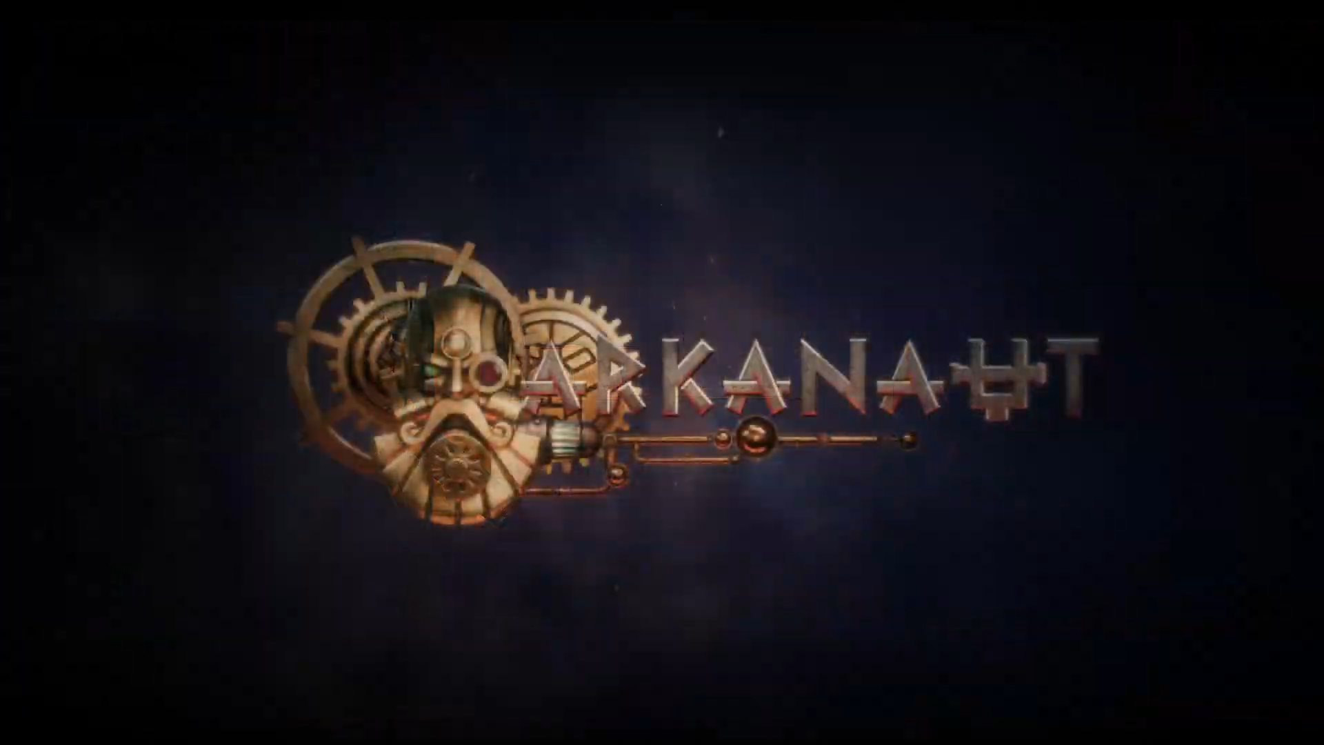 Warhammer Arkanaut logo on a dark background