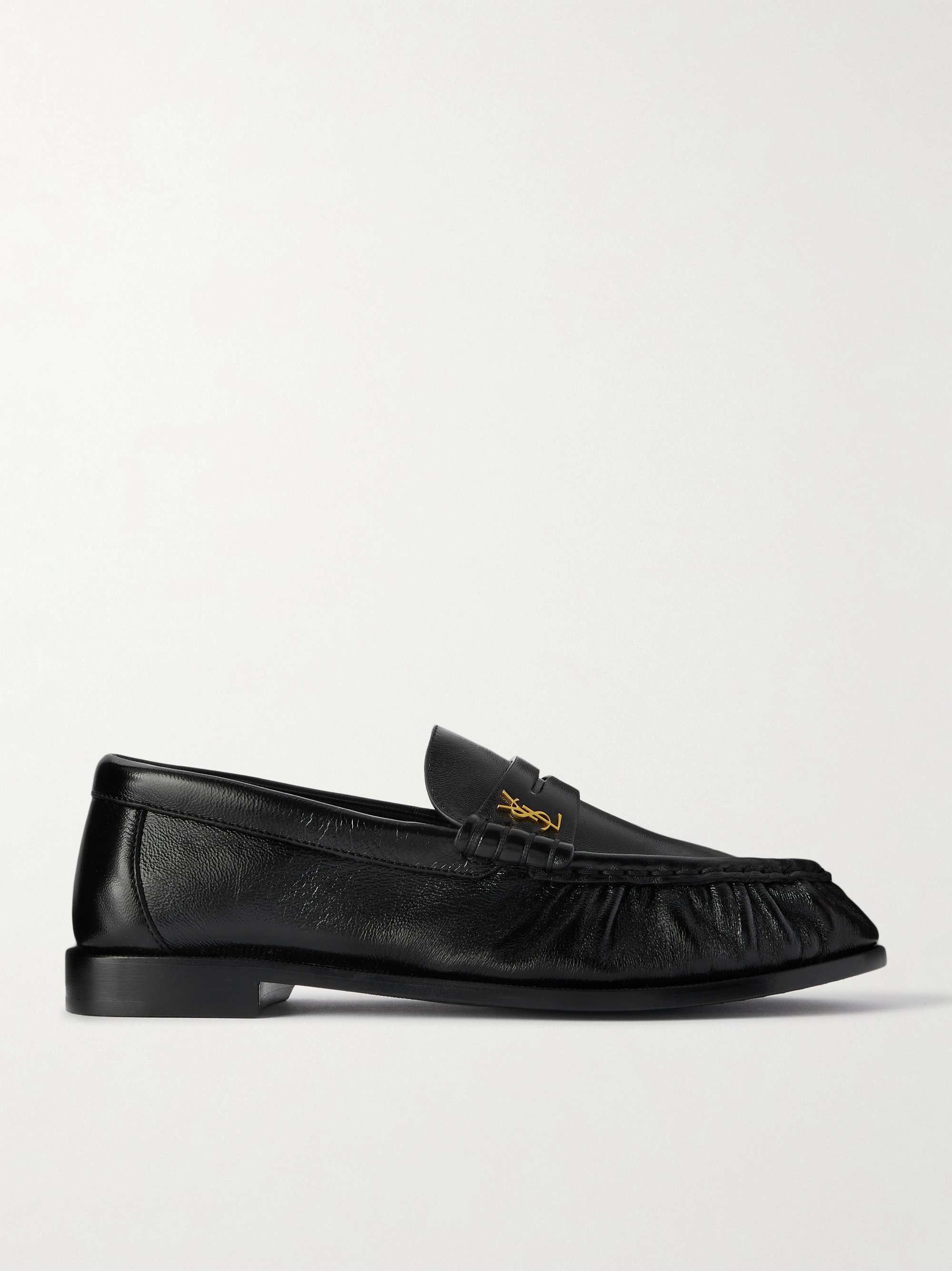 Le Loafer Logo-Embellished Leather Loafers