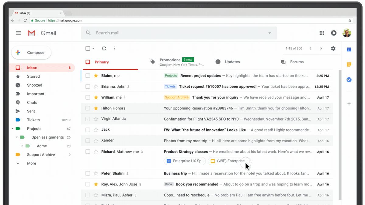 New Gmail