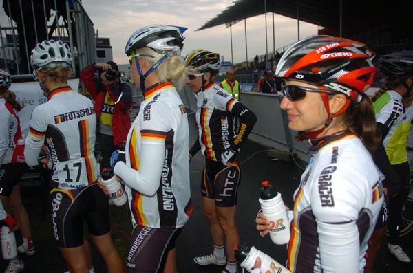 Germany get set for the World Championship road race.