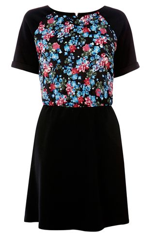 Warehouse Floral Bodice Dress, £38