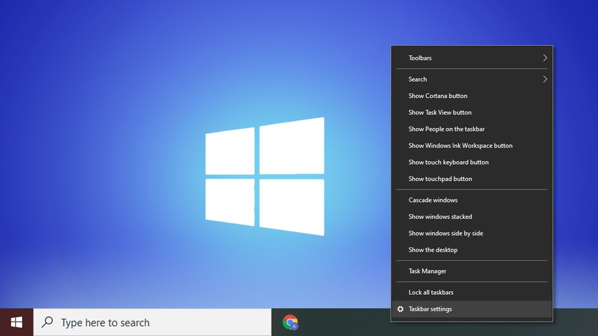 window behind taskbar windows 10