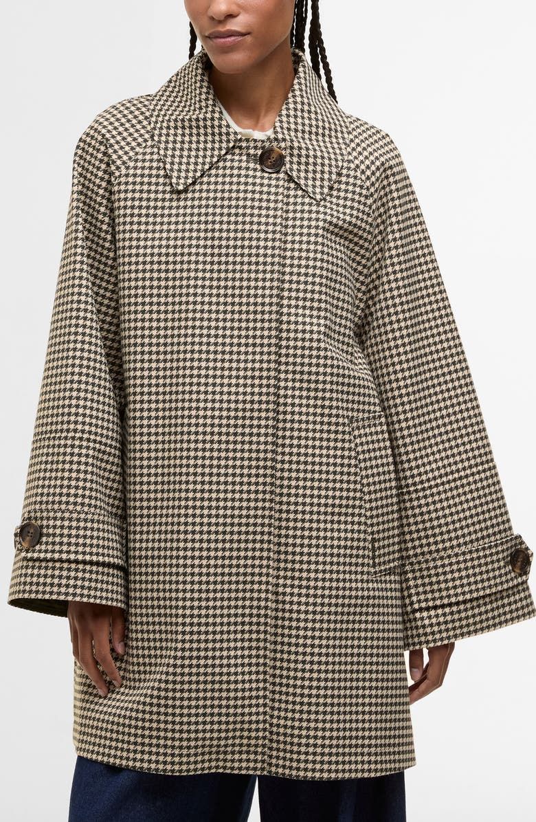 Kennedy Water Resistant Houndstooth Check Jacket