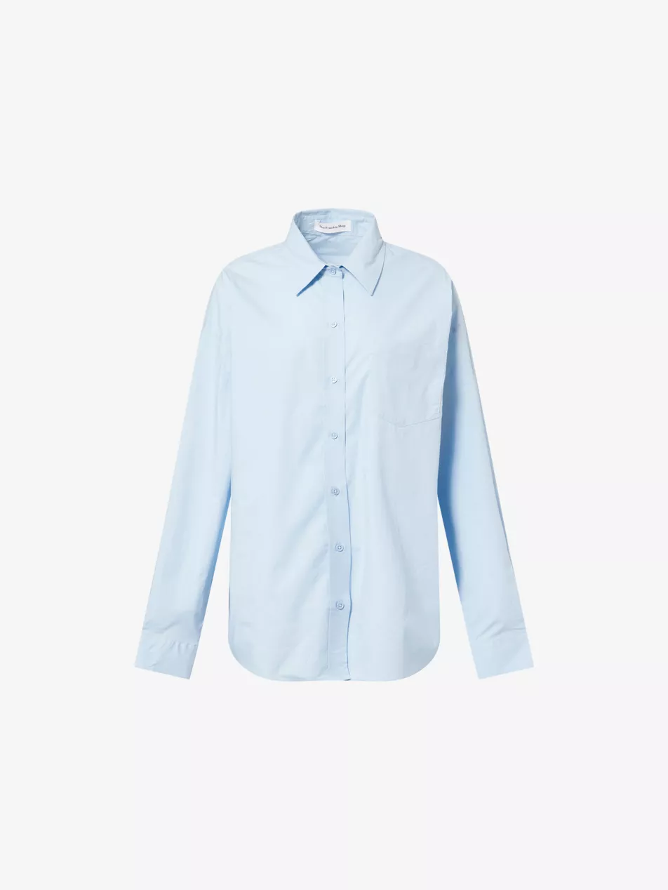 Ornella Oversized Cotton-Poplin Shirt
