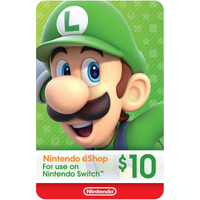 Nintendo eShop gift card: $10 $8.98 at Amazon