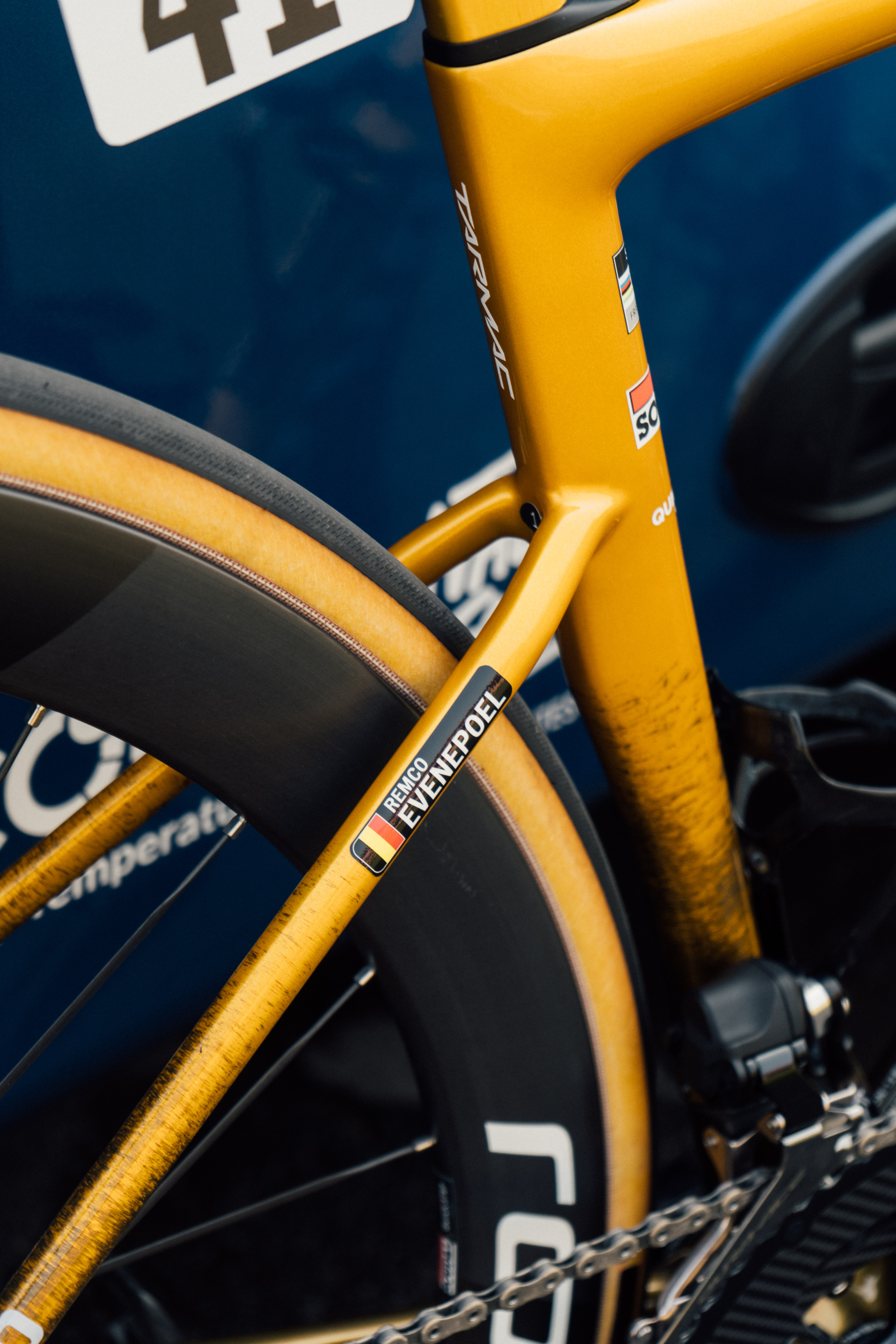 Remco Evenepoel's race bike