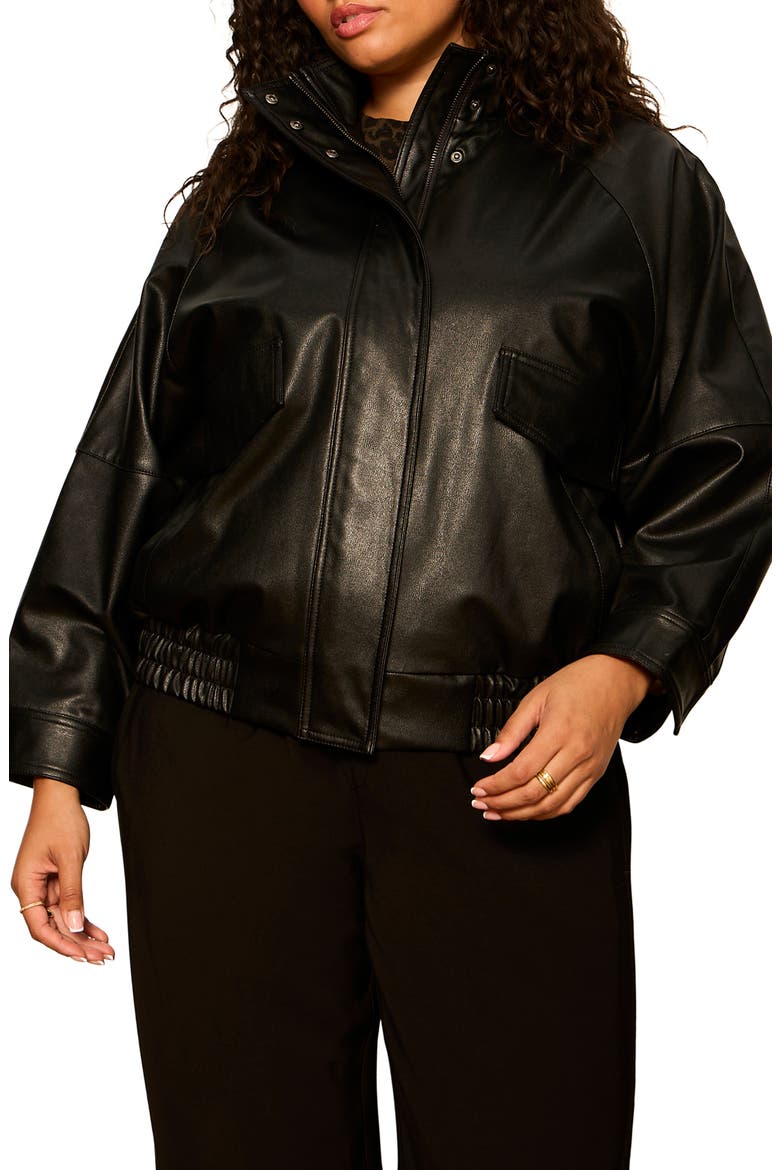 Alana Faux Leather Jacket