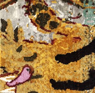 Rose Wylie rug design