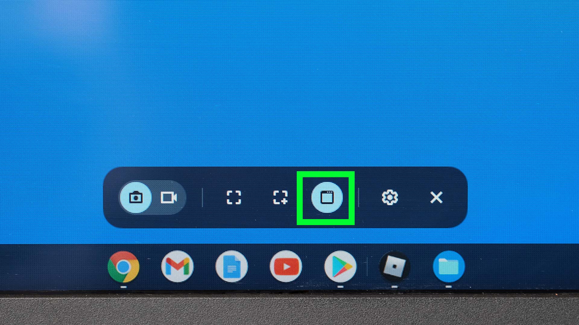 Как сделать снимок экрана на Chromebook - снимок экрана определенного окна