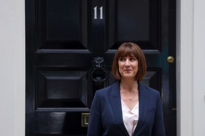 Chancellor Rachel Reeves in front of 11 Downing Street