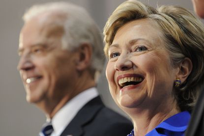 Hillary Clinton and Joe Biden