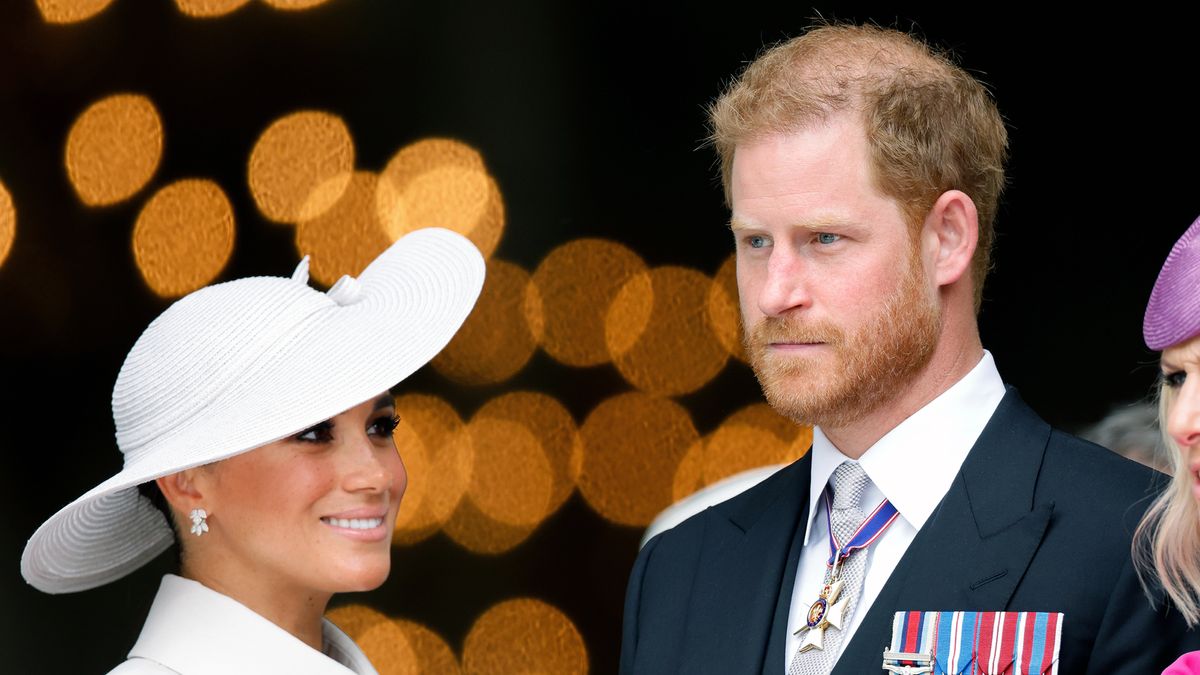 (L, R) Meghan, Duchess of Sussex, alongside Prince Harry, whose interviews with UK and US press will stream and broadcast around the world. 