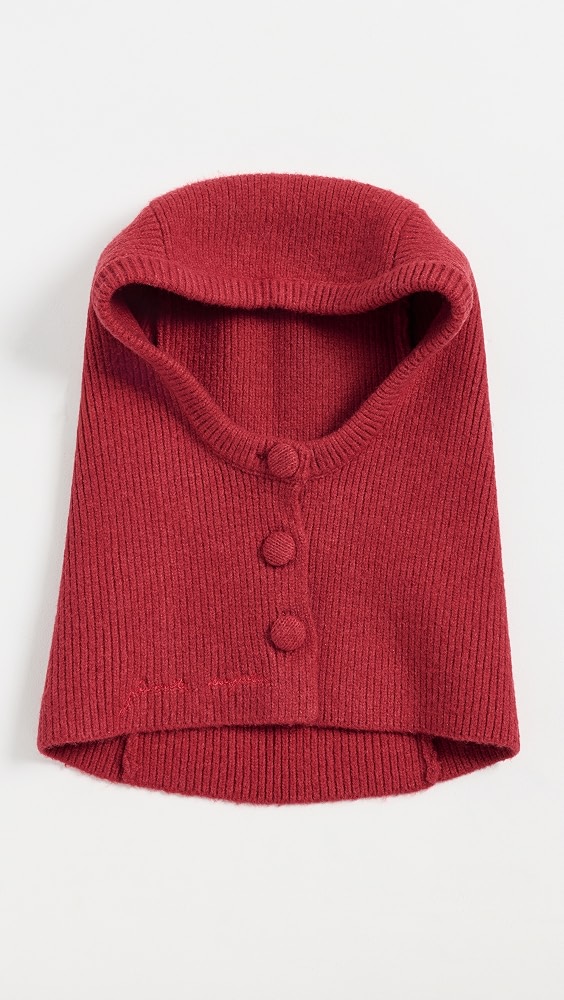 The Button Balaclava - Crimson