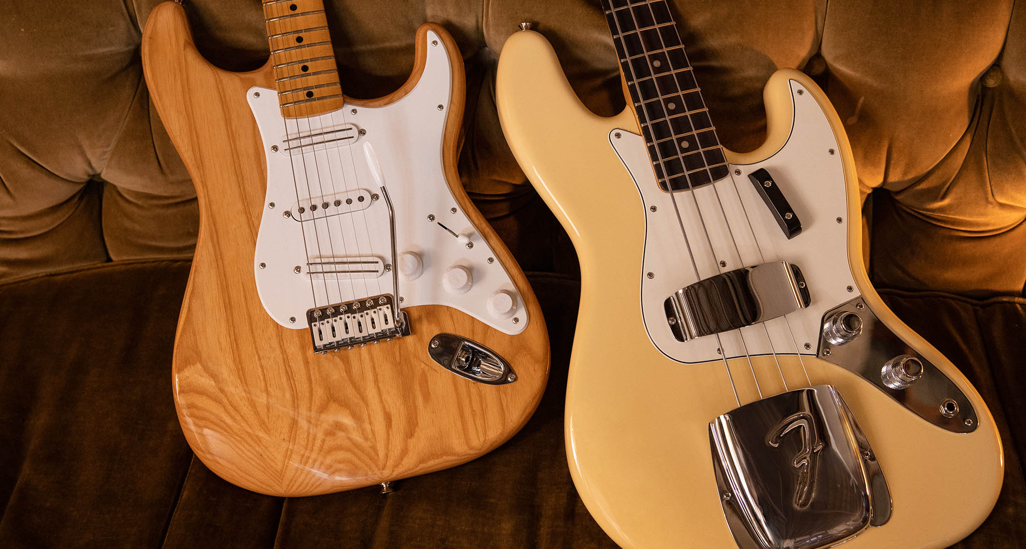 Fender Khruangbin Signature Stratocaster and Jazz Bass