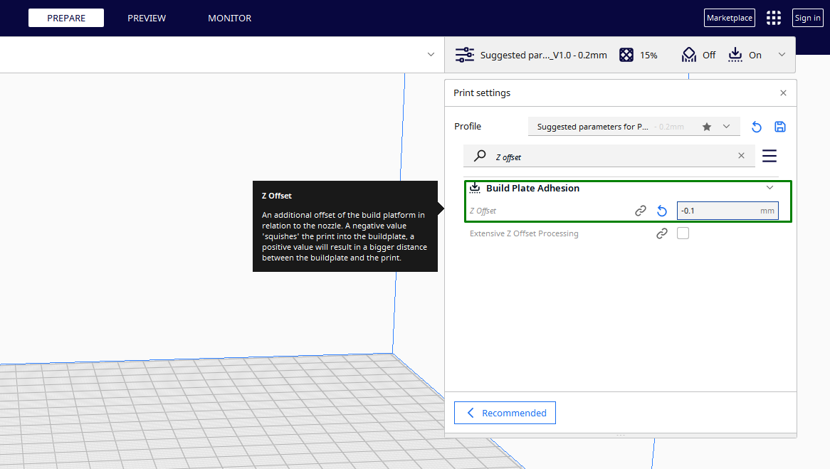 Cómo configurar correctamente el desplazamiento Z de una impresora 3D