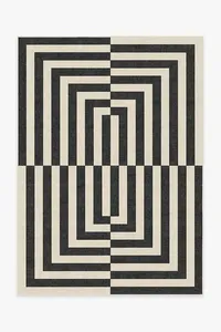 Jonathan Adler Op Art Charcoal Rug for $249, at Ruggable