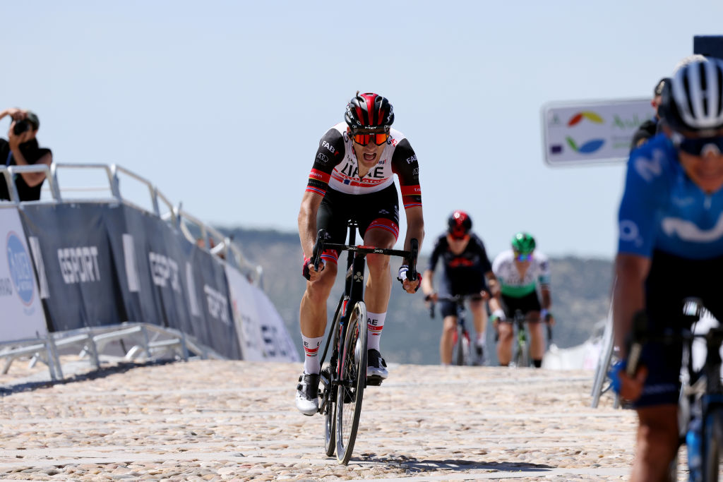 ALCALA LA REAL SPAIN MAY 19 Sven Erik Bystrom of Norway and UAE Team Emirates 3rd place at arrival during the 67th Vuelta A Andalucia Ruta Del Sol 2021 Stage 2 a 183km stage from Iznajar to Alcal la Real 1028m VCANDALUCIA on May 19 2021 in Alcala la Real Spain Photo by Gonzalo Arroyo MorenoGetty Images