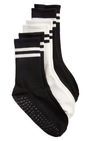 3-Pack Varsity Grip Crew Socks