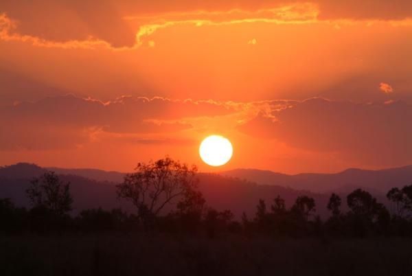 The sun sets on day one