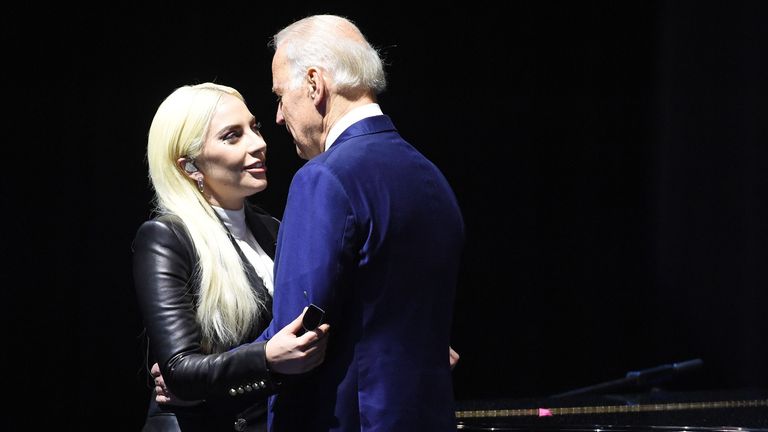 Lady Gaga & Joe Biden