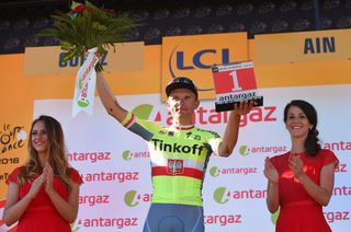 The most combative prize for stage 15 went to Rafał Majka (Tinkoff)