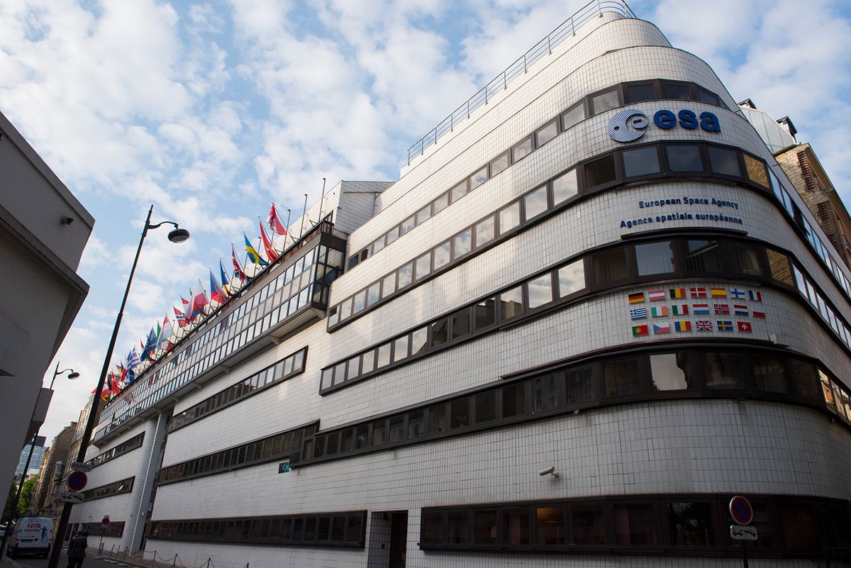 The European Space Agency&#039;s headquarters in Paris, France.