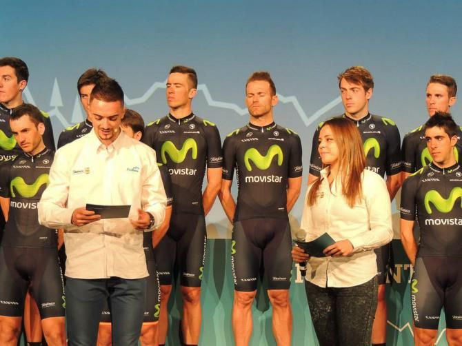 Movistar team presentation in Madrid.