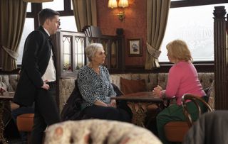 Eillen, Todd and Julie in Coronation Street