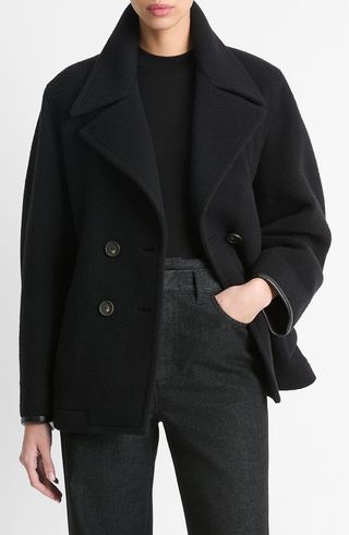 Lofty Wool Blend Belted Jacket