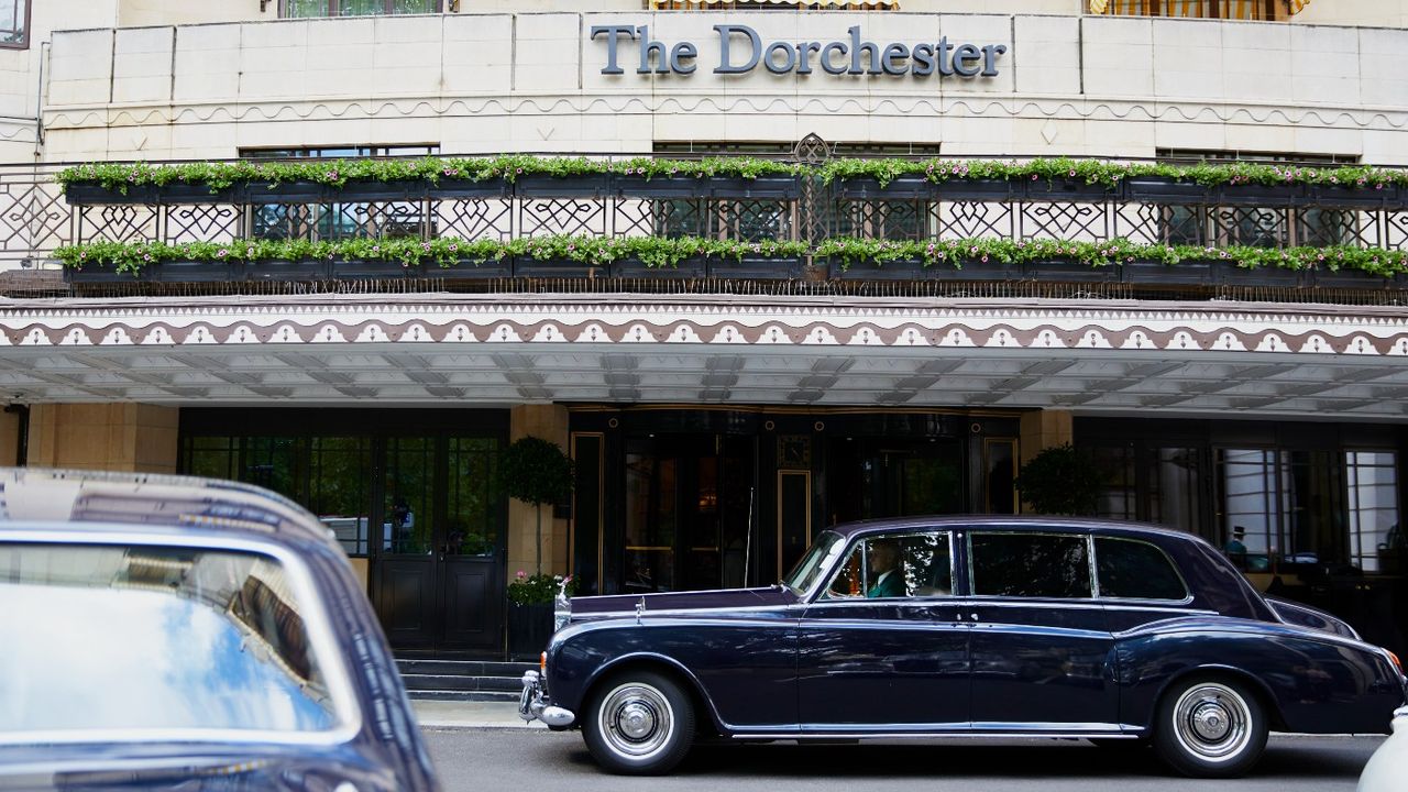 You may see a Roller or two outside of The Dorchester 