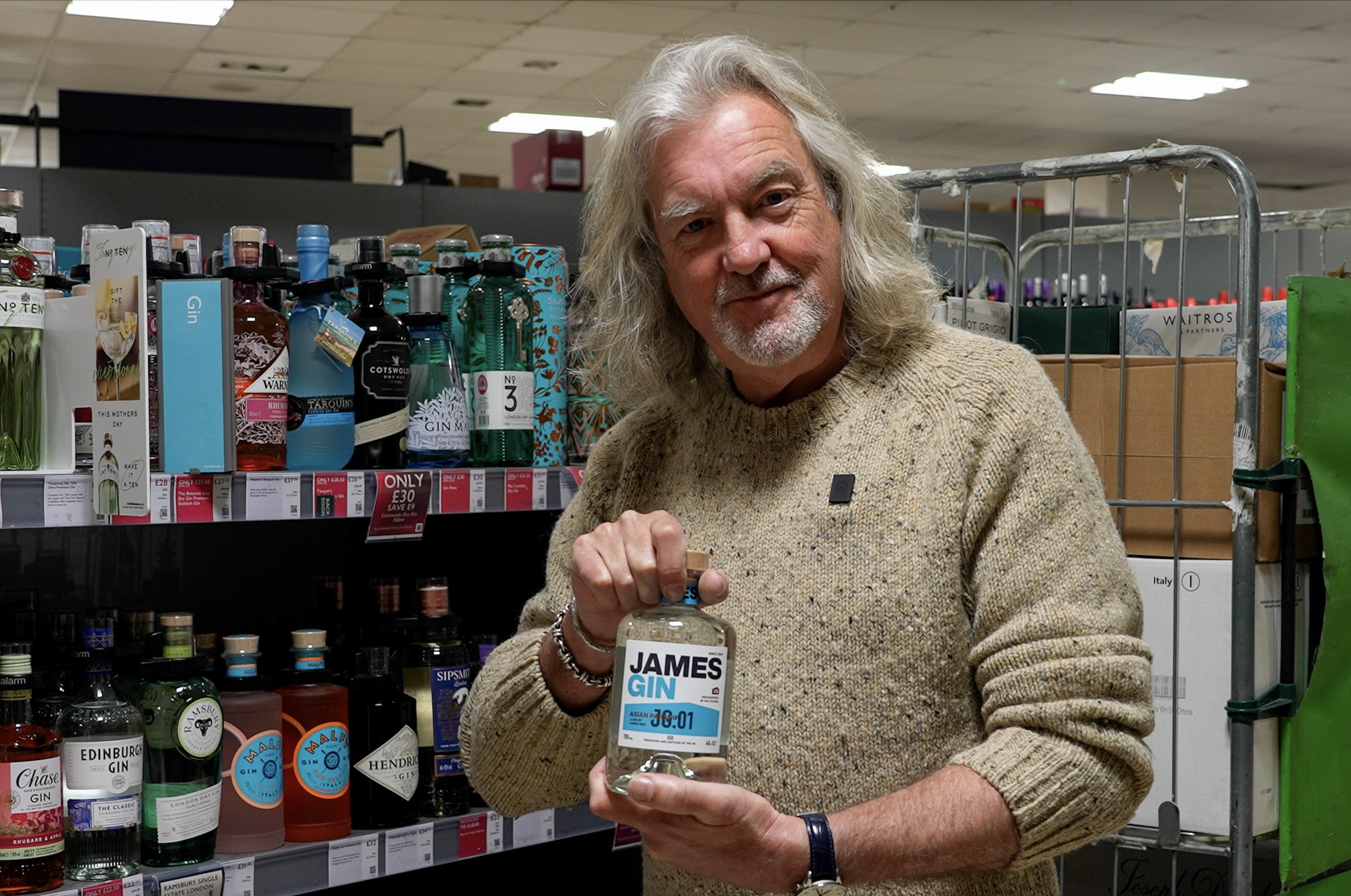 Changing gears? James May’s James Gin officially launches in Waitrose