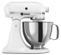KitchenAid Refurbished Artisan Series 5 Quart Tilt-Head Stand Mixer &ndash; White