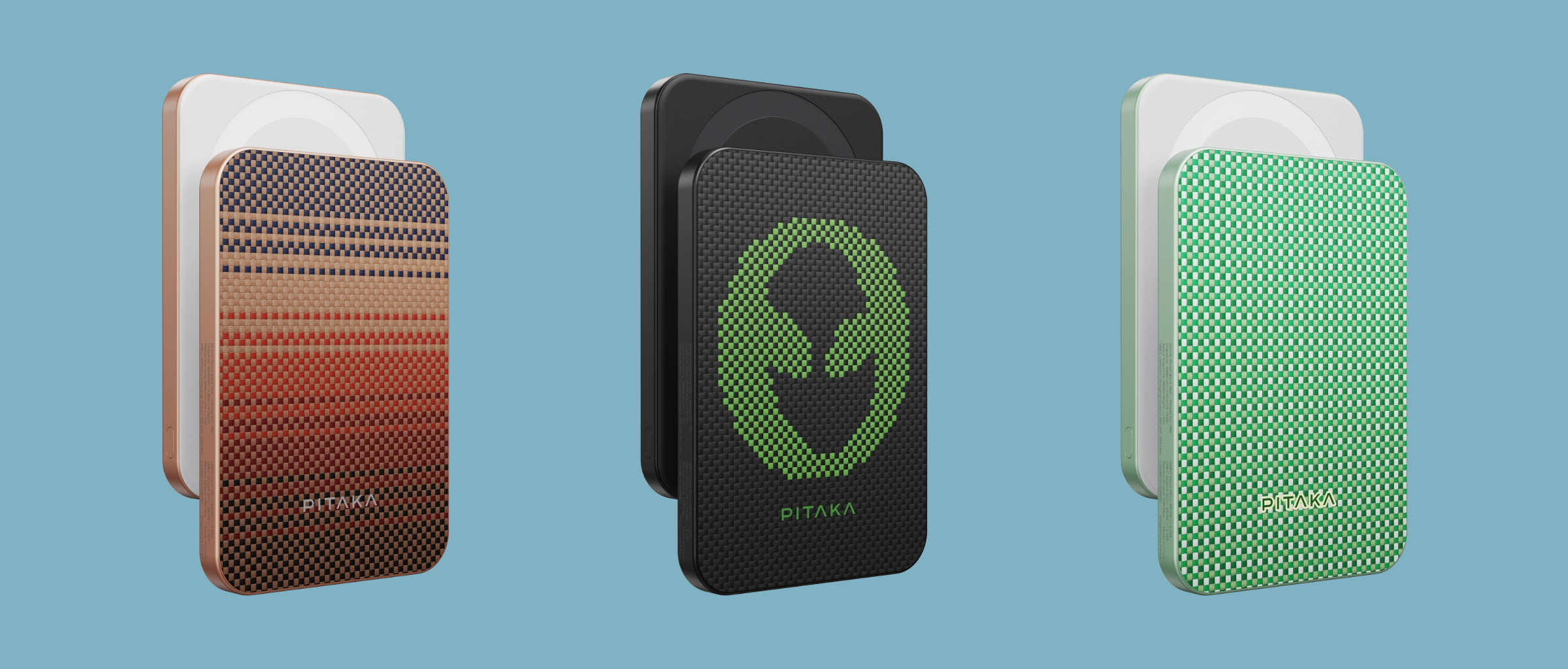 Pitaka Aramid Fiber Magnetic Power Bank