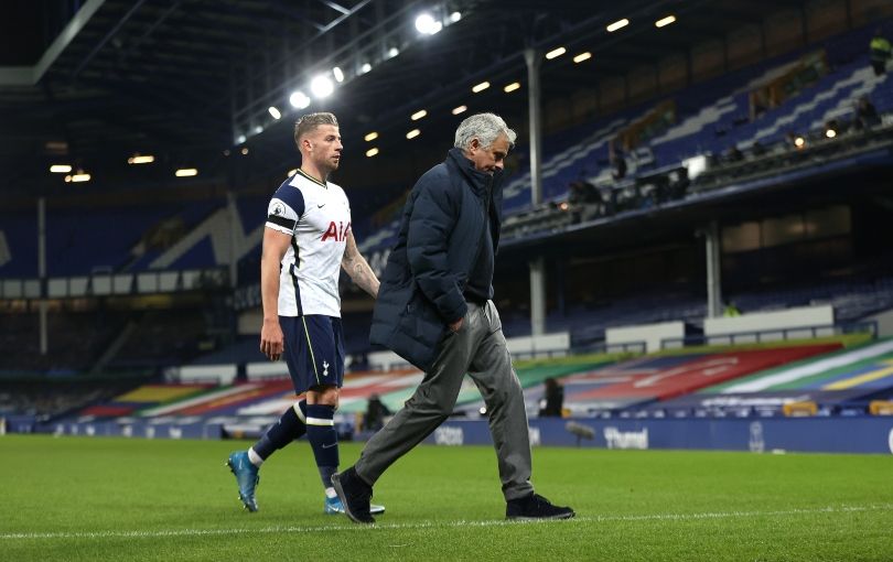 Toby Alderweireld and Jose Mourinho