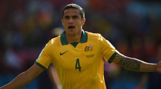 Tim Cahill of Australia at the 2014 FIFA World Cup