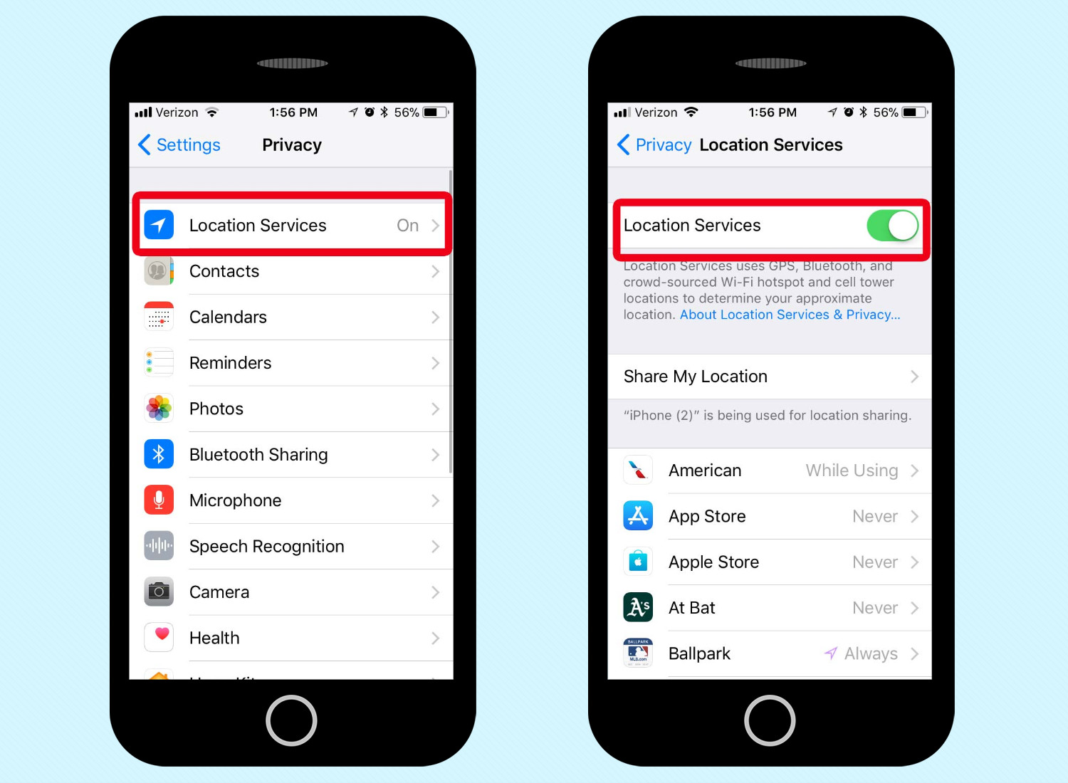 Location Settings Iphone 11 At Cameron Kopsen Blog