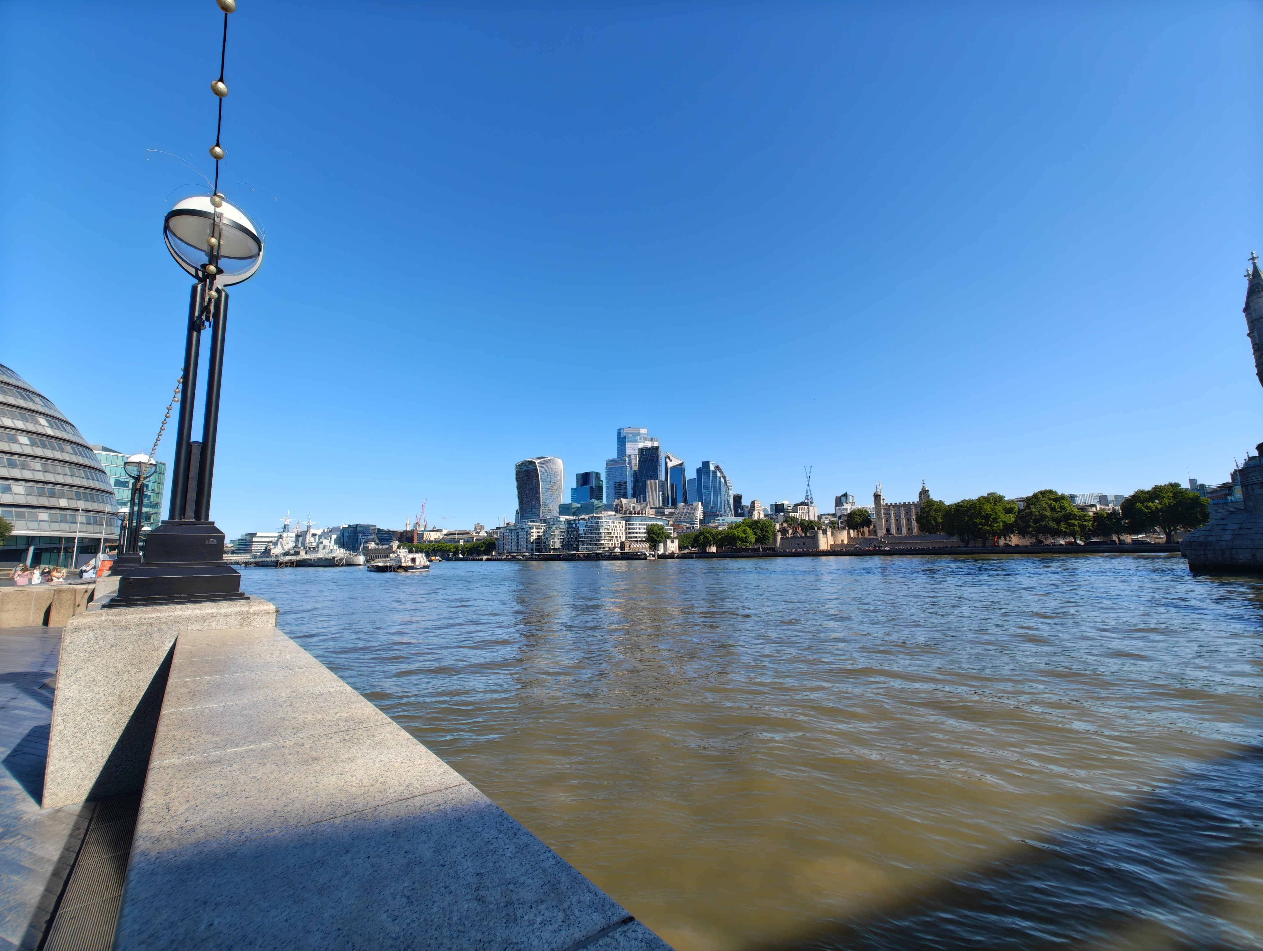 View over the river terms of the city of London