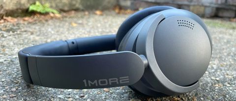 1MORE SOnoflow headphones on gravel surface