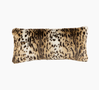 leopard throw pillow