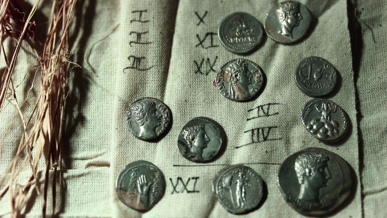 The coins dated to to between 75 B.C. and 4 B.C.
