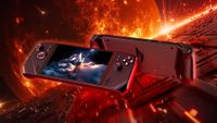 A low-resolution promotional image for the Acer Nitro Blazer Link remote gaming handheld