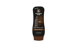 Australian Gold dark tanning accelerator lotion with bronzer