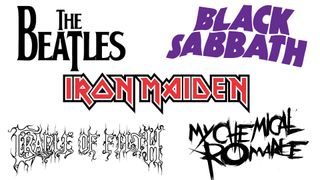 band logos composite image